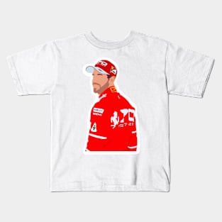 Sebastian Vettel for Ferrari 70 years of Ferrari Kids T-Shirt